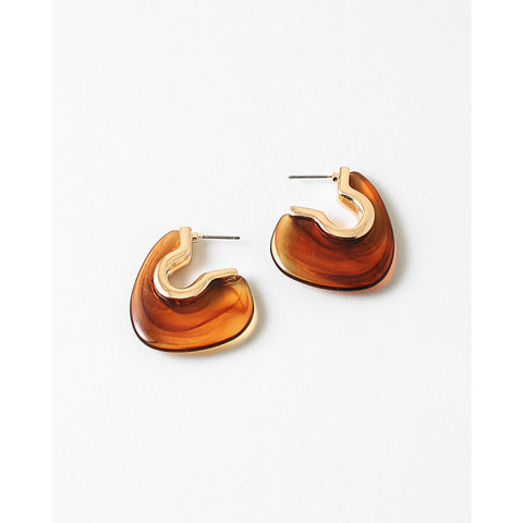 Abbi Earrings Brown