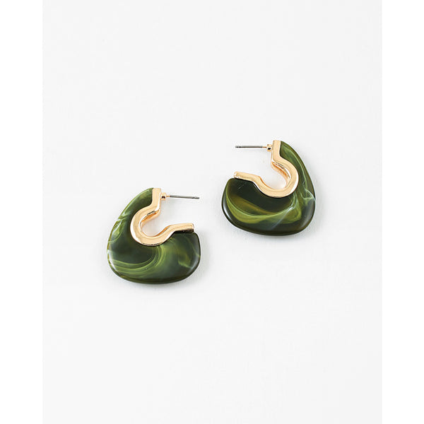 Abbi Earrings Olive