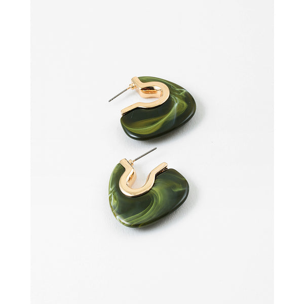 Abbi Earrings Olive