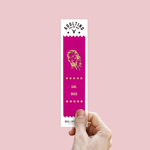 Girl Boss Award Ribbon