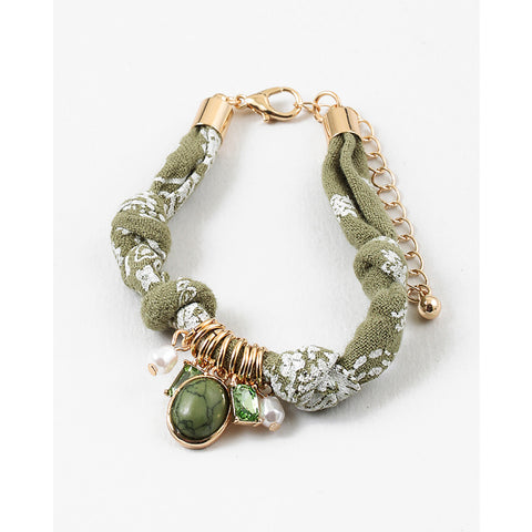 Bandana Knot Charm Bracelet