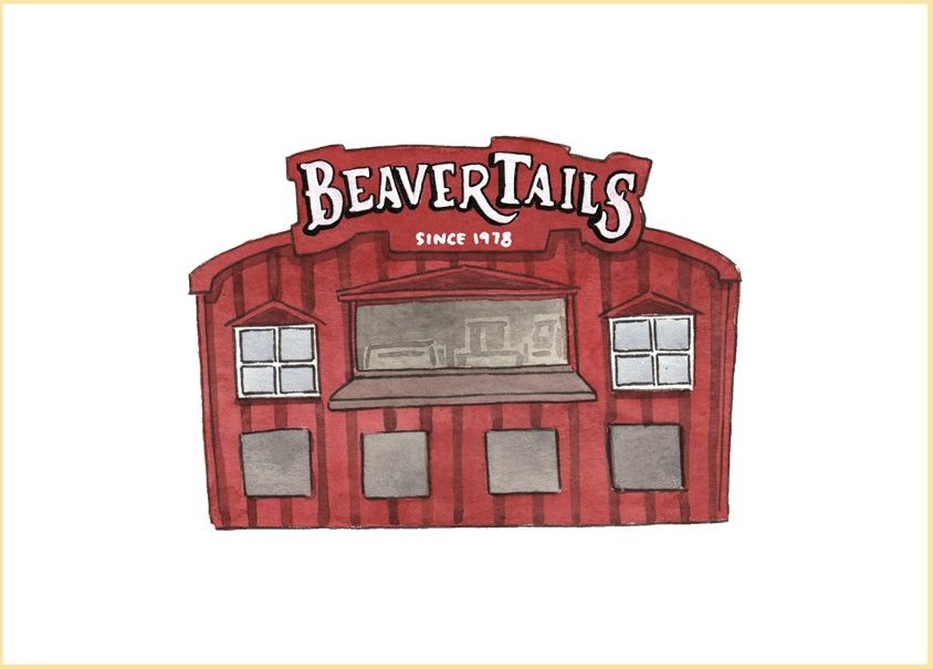 Beavertails Stand Print