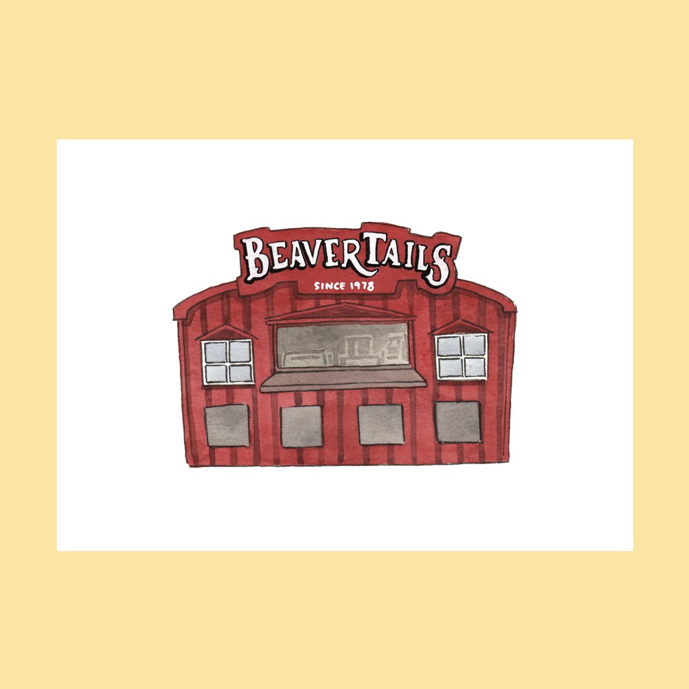 Beavertails Stand Print