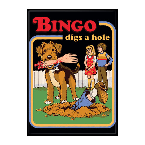 Bingo Digs A Hole Magnet