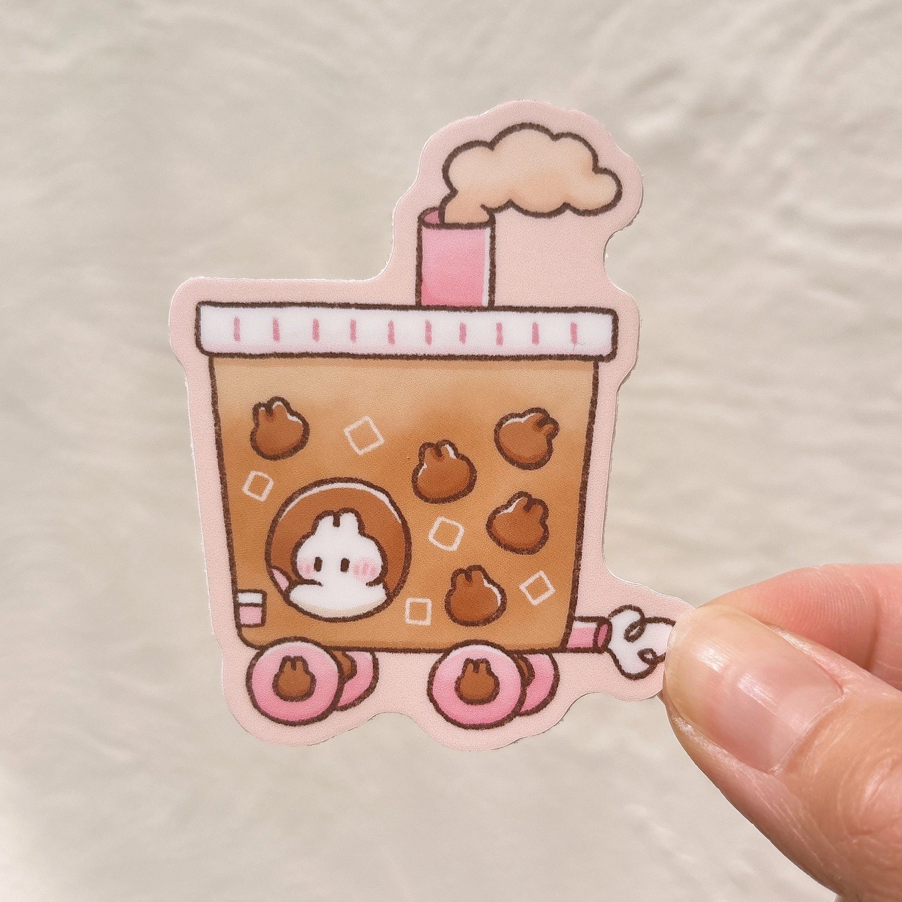 Bunnymobile Boba Sticker