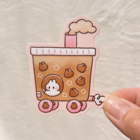Bunnymobile Boba Sticker