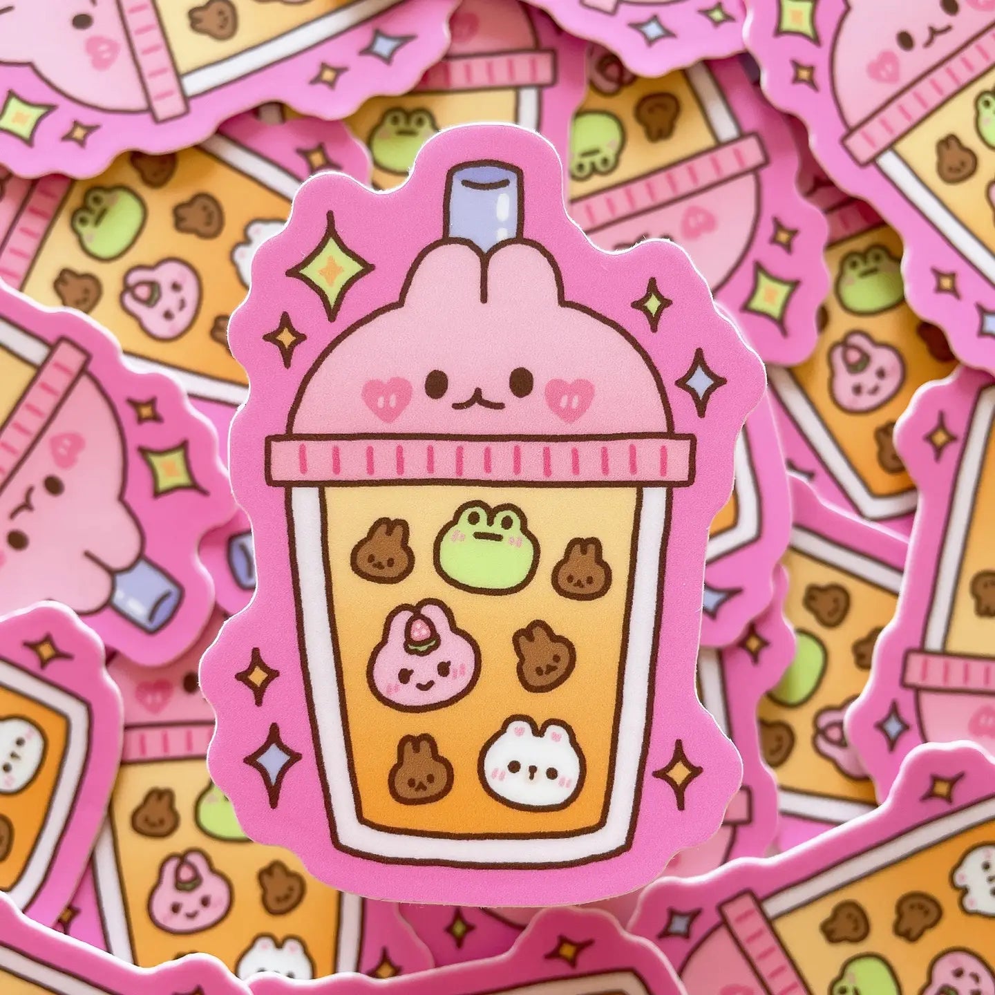 Bunny Boba Sticker