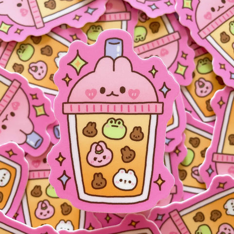 Bunny Boba Sticker
