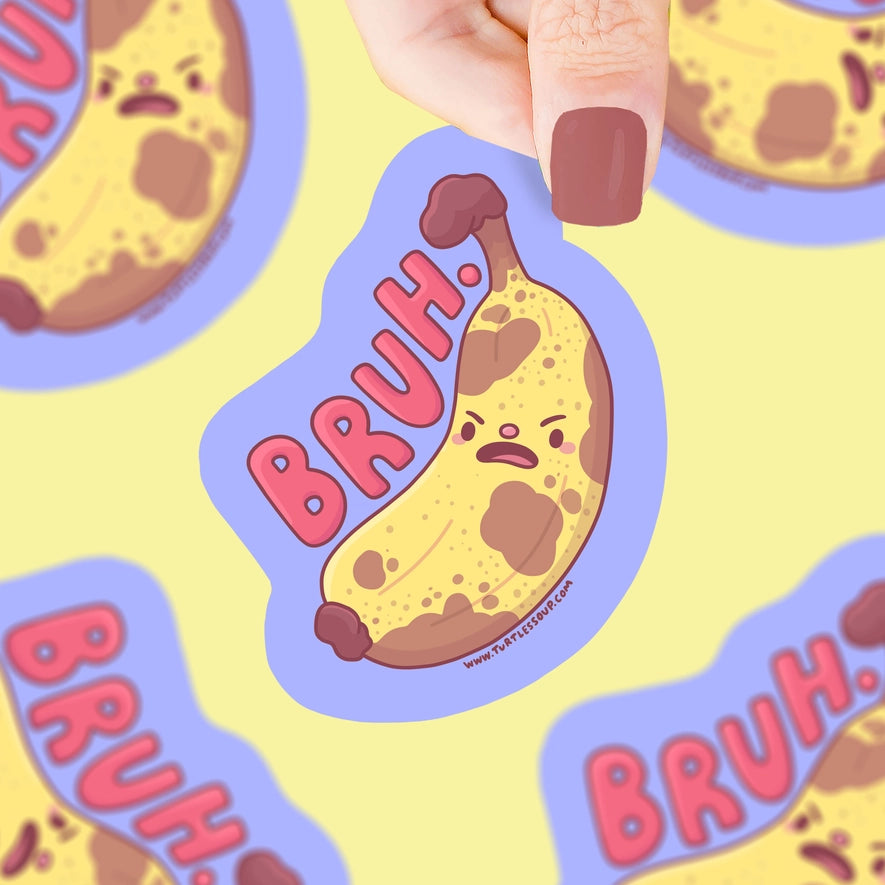 Bruh Banana Sticker