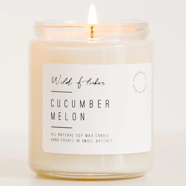 Cucumber Melon Soy Wax Candle