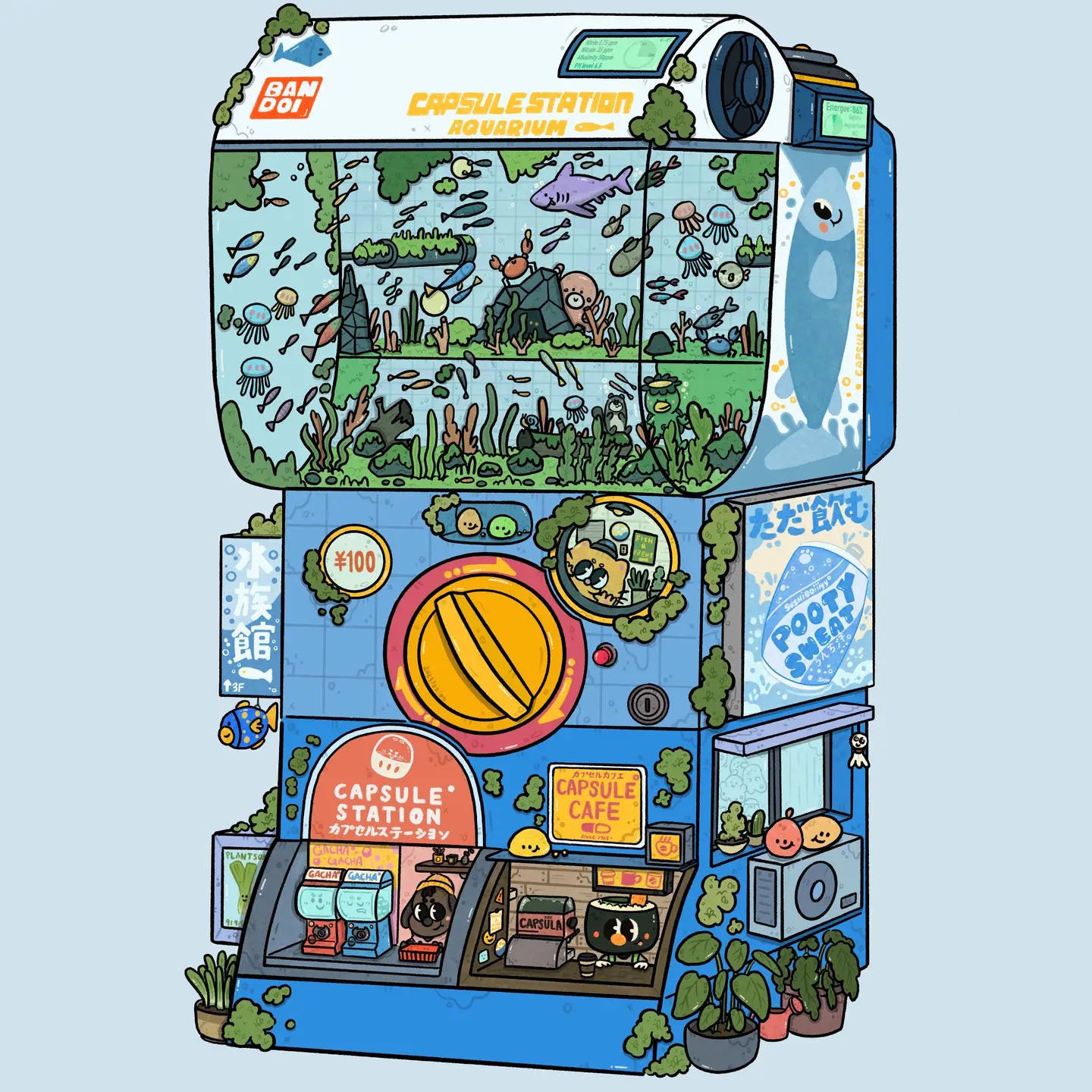 Capsule Station Art Print