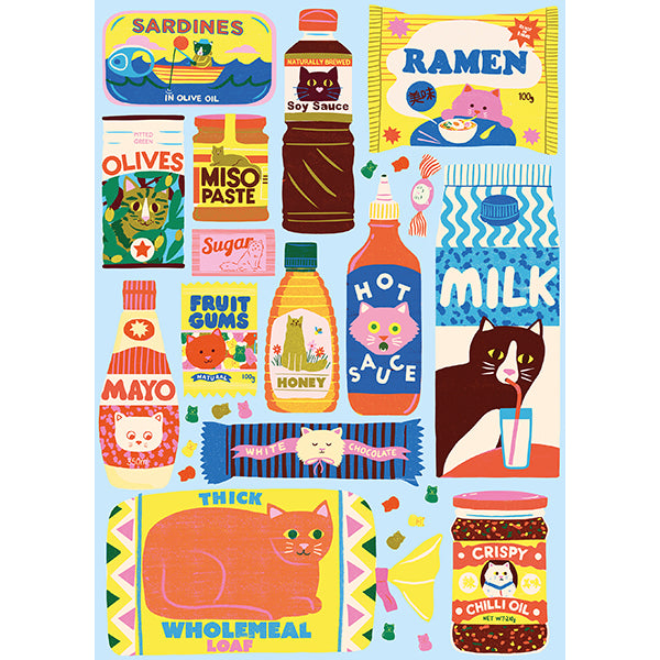 Cat Food 1000 Piece Puzzle