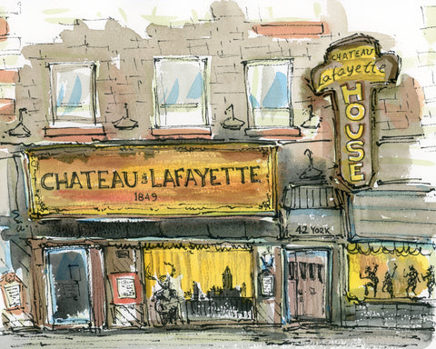 Tommy Lee Print - Chateau Lafayette