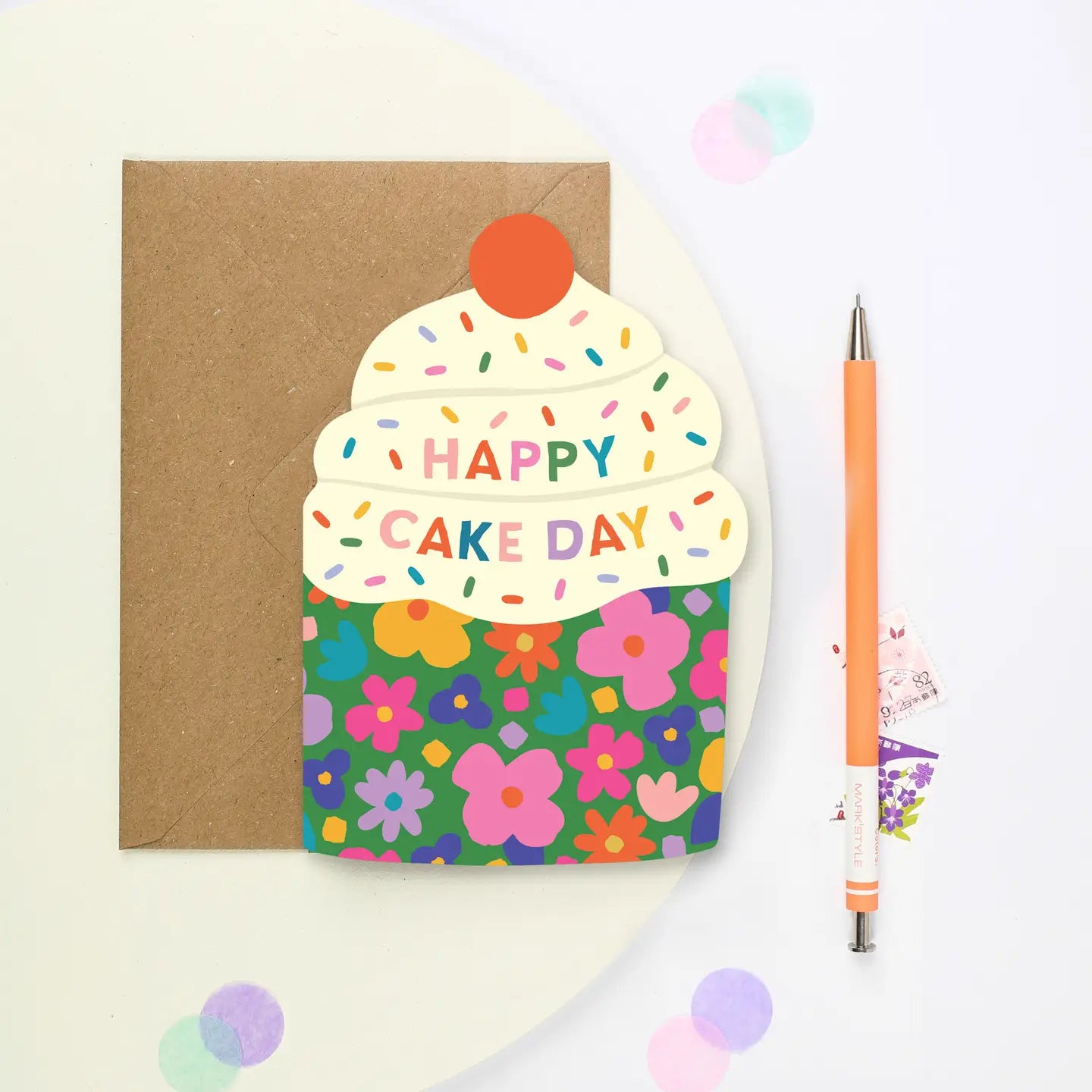 Cupcake Birthday Greeting Card