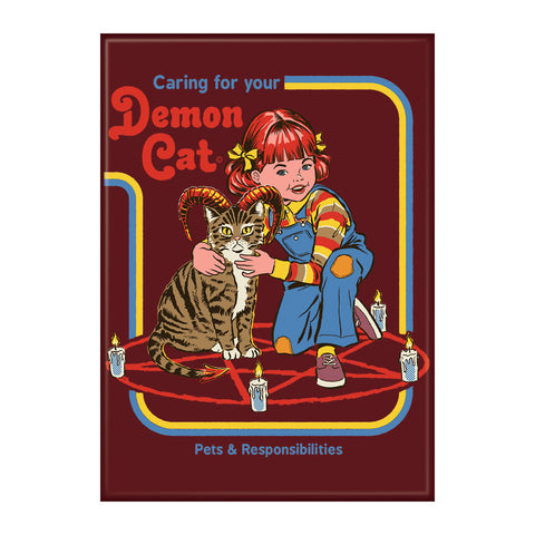 Demon Cat Magnet