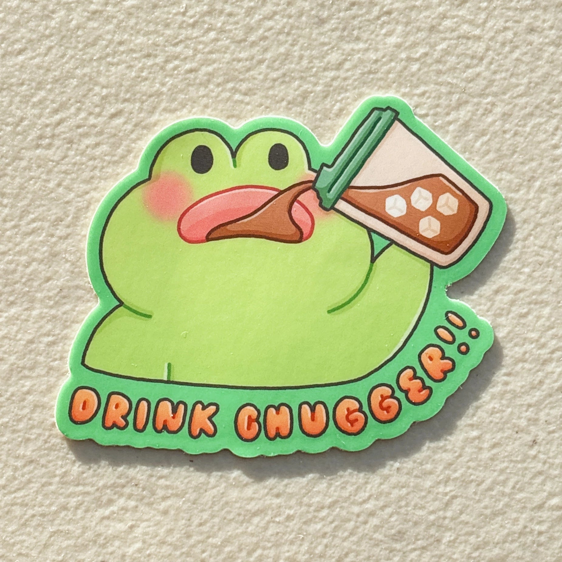 Drink Chugger Sticker