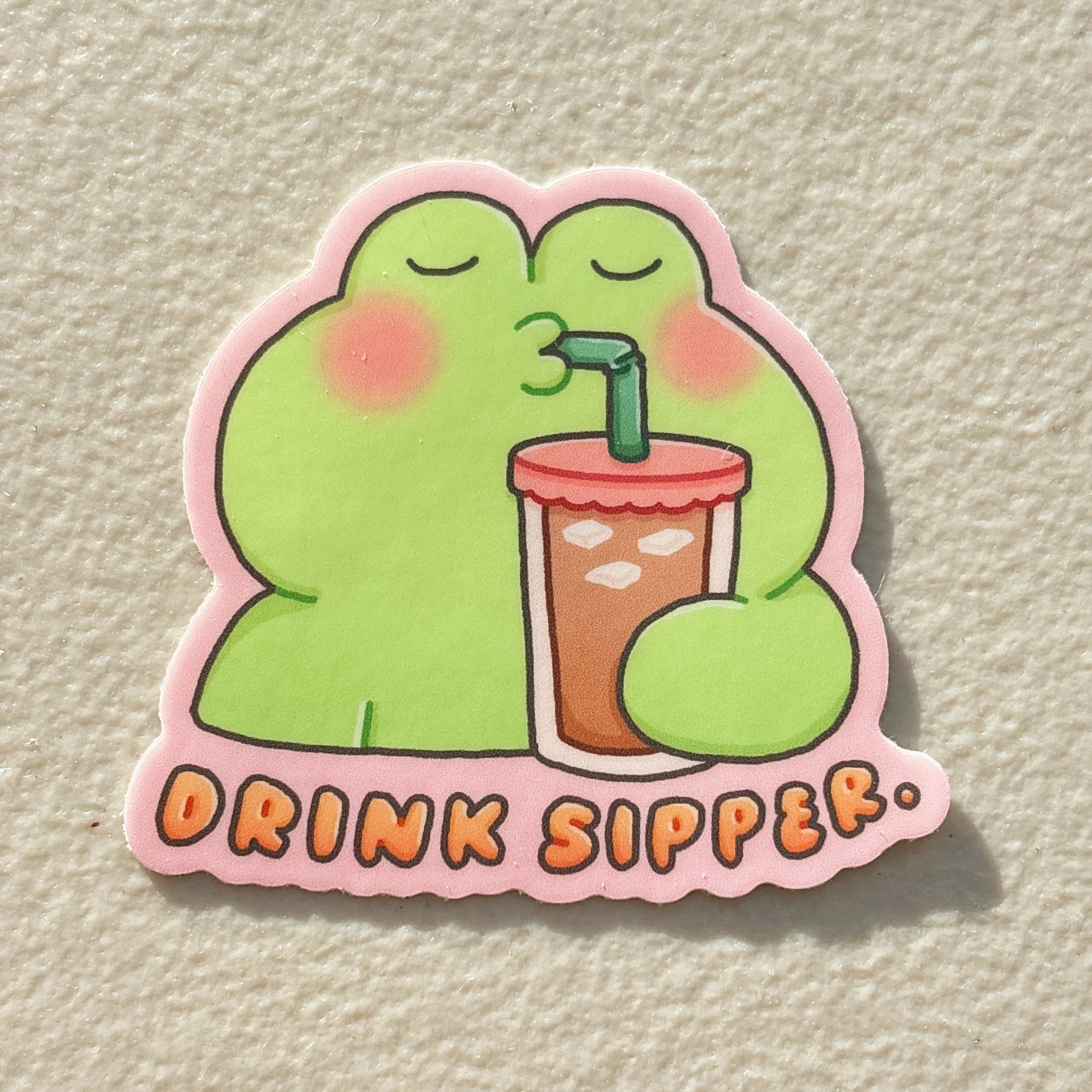 Drink Sipper Sticker