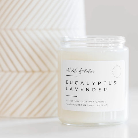 Eucalyptus Lavender Soy Wax Candle