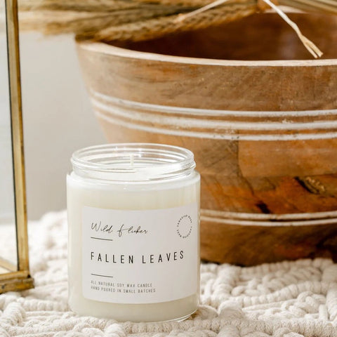Fallen Leaves Soy Wax Candle
