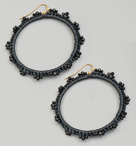 Faye Earrings Black Combo