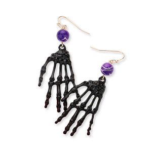 Skeleton Hand Dangle Earrings