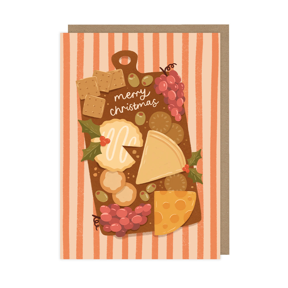 Festive Cheese Board Greeting Card