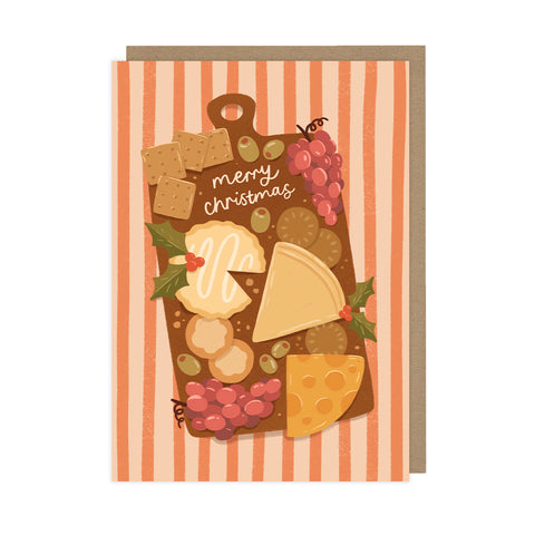 Festive Cheese Board Greeting Card