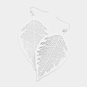 Freya Earrings Matte Silver