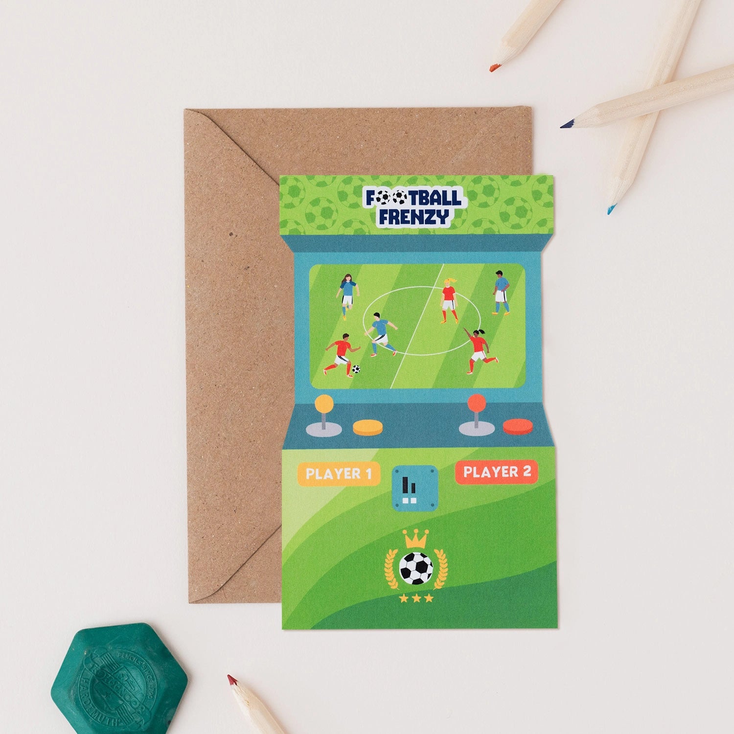 Football Arcade Greeting Card