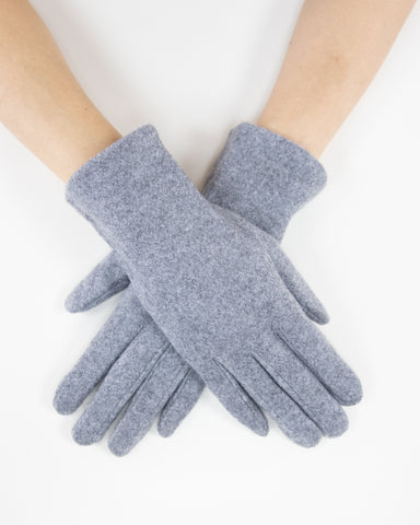 Two Tone Gloves Grey