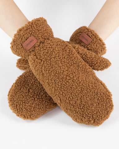 Sherpa Mitts Camel