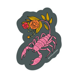 Mysterious Little Scorpio Sticker