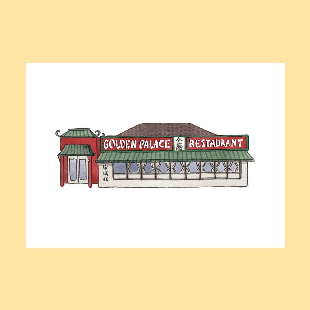 Golden Palace Restaurant Print