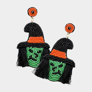 Green Witch Earrings