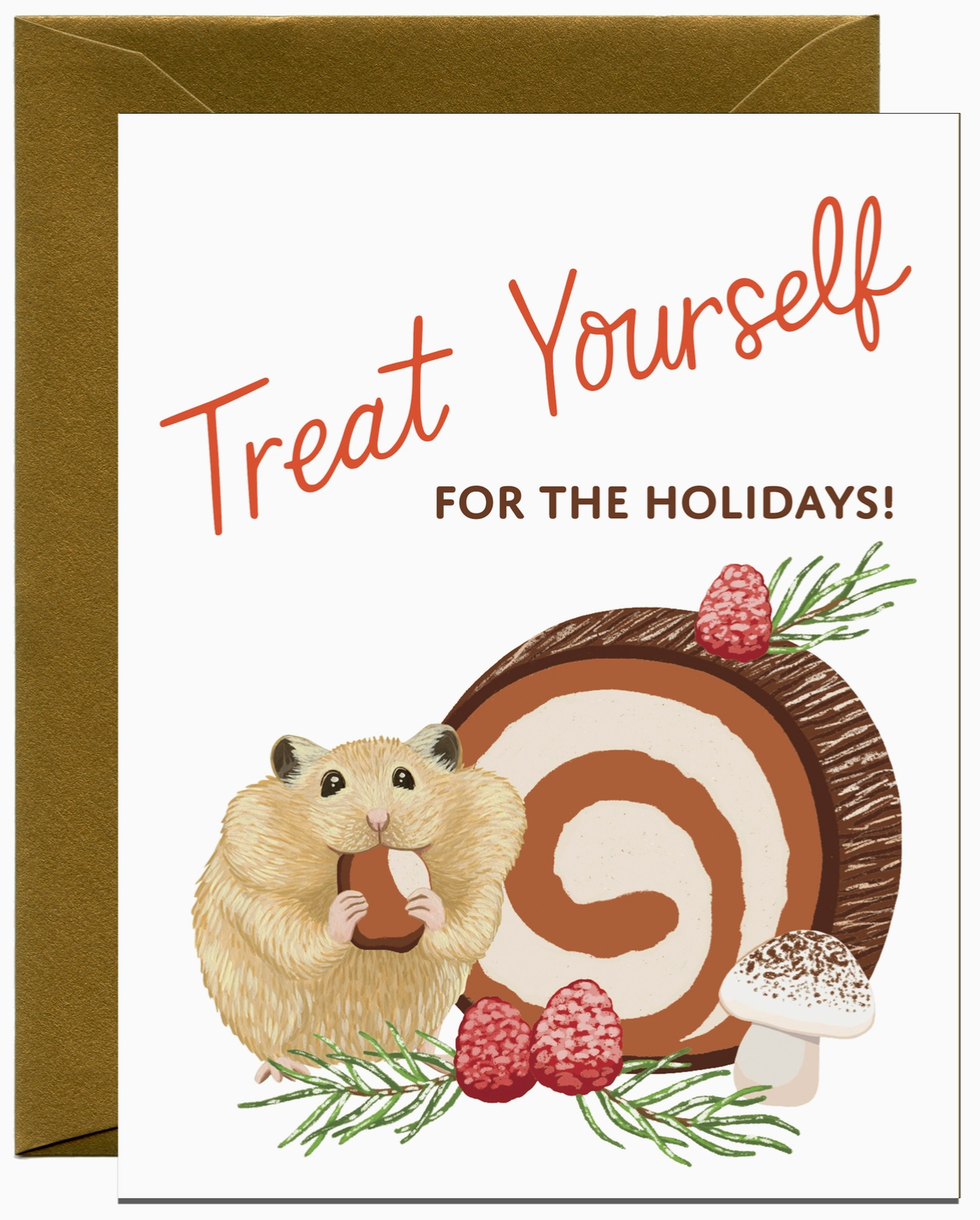 Hamster Noel Greeting Card