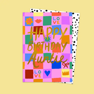 Happy Birthday Auntie Greeting Card