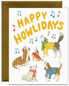 Holiday Howlers Greeting Card