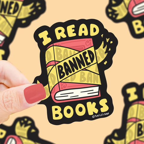 I Read Banned Books Sticker