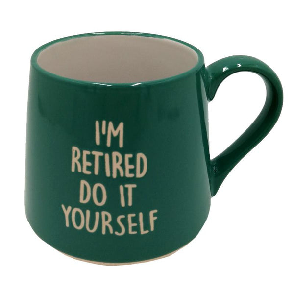 I'm Retired Wide Bottom Mug