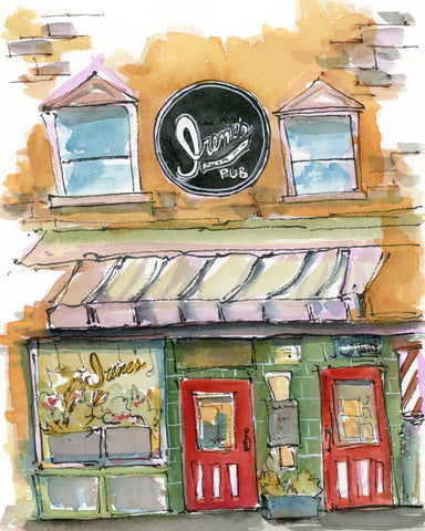 Tommy Lee Print - Irene's Pub