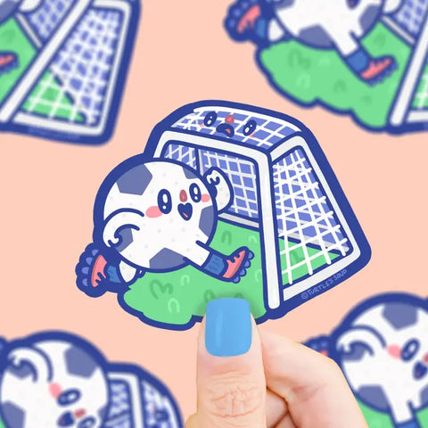 Kawaii Soccer Ball Sticker