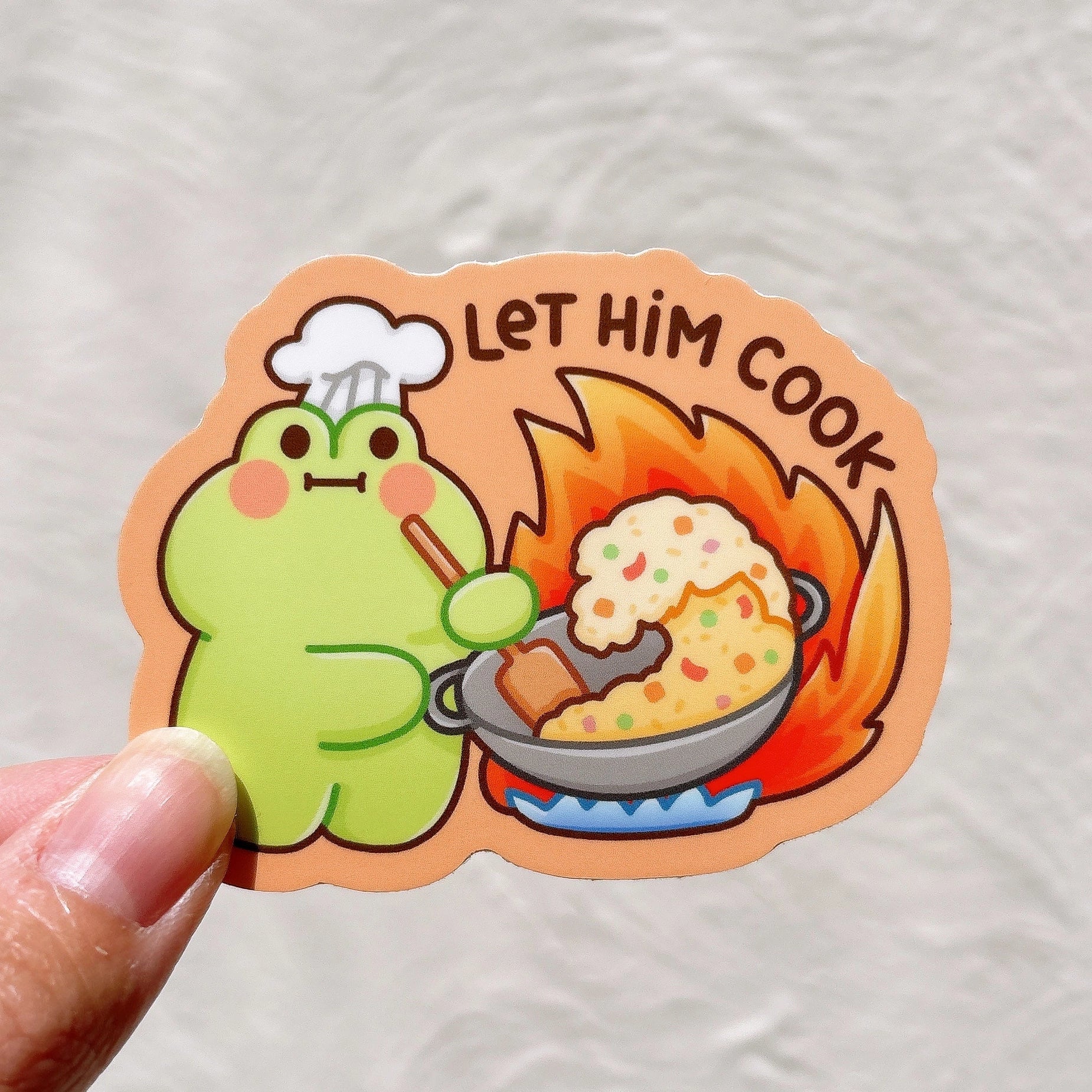 Let Him Cook Sticker