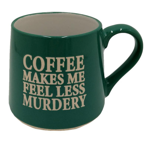 Less Murdery Wide Bottom Mug