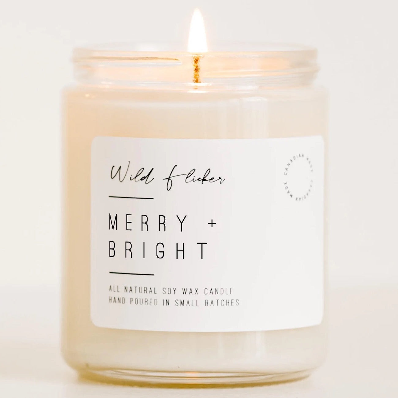 Merry + Bright Soy Wax Candle