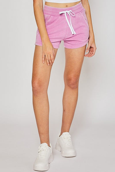 Burn Out Shorts in Assorted Colours