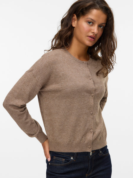 Light Knit Cardigan in Caramel