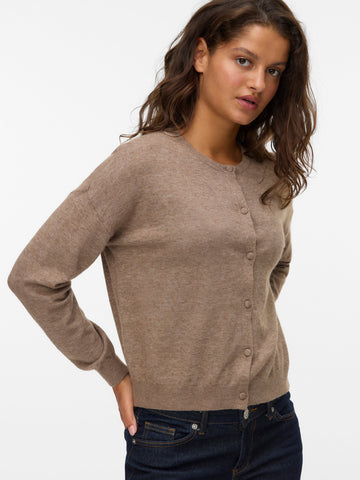 Light Knit Cardigan in Caramel
