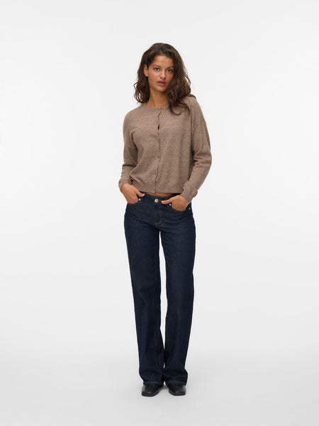 Light Knit Cardigan in Caramel