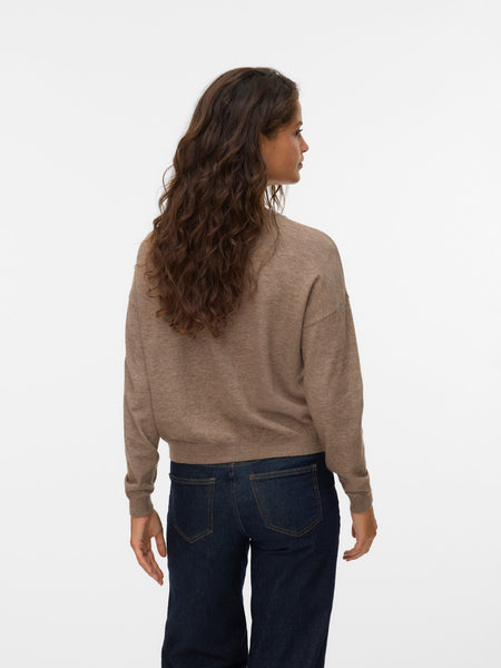 Light Knit Cardigan in Caramel