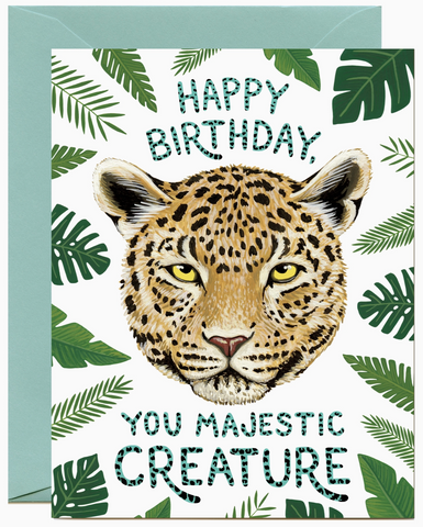 Majestic Jaguar Greeting Card